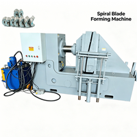 Machine de formage de lames spirales sans arbre pour laminoir à froid en acier inoxydable pour la fabrication de lames spirales