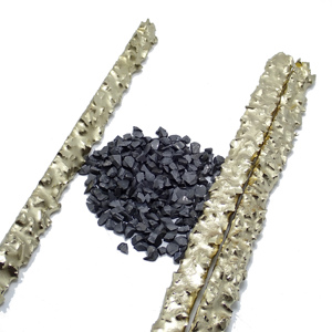 Varillas de soldadura de compuesto de carburo cementado de matriz de cobre y latón sinterizado de 450mm de longitud, varilla de soldadura de aleación Ni/Cu a precio de fábrica - Product Image 1
