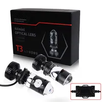 Versione aggiornata y6 y7 y7d y8 auto led h4 lente del proiettore moto led faro laser per toyota prado h4 led lampadine del faro