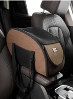 Faltbarer Hunde-Autositz Wasserdichtes Hunde-Boostersitz mit Sicherheitsgurt für Kleine Welpen Outdoor-Reisen