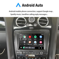 Interface vidéo multimédia sans fil AZTON Factory Radio Upgrade pour Apple CarPlay et Android Auto pour Bentley Continental Flying Spur