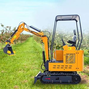 Excavatrice Shantui SE18 de 1,8 tonne, mini-excavatrice sur chenilles à queue courte, compacte et hydraulique, pour travaux de jardinage, d'agriculture et de construction municipale. - Product Image 1