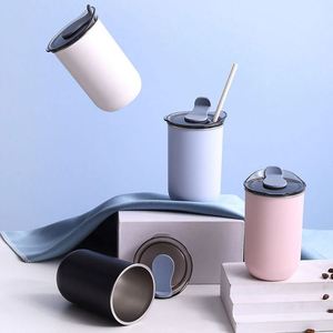 Venta al por Mayor de Termos de Acero Inoxidable 304 de 300 ml, Tazas de Café Metálicas con Logotipo Personalizado, Tazas con Tapa y Termos para Agua - Product Image 5