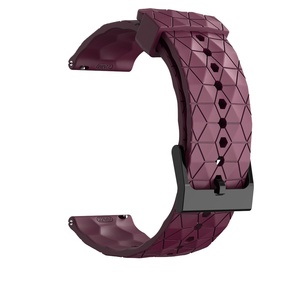 Bracelet de montre en silicone couleur unie à motif football 20mm/22mm compatible avec Samsung Galaxy Watch7/<span class=keywords><strong>6</strong></span>/5/4 et <span class=keywords><strong>Huawei</strong></span> Watch GT - Product Image 5