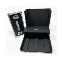Flight case robuste sur mesure pour console de mixage numérique YAMAHA DM7 avec couvercle rabattable, 3 portes et 4 roues