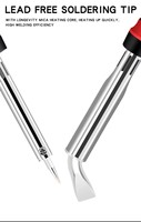 Fers à souder électriques haute puissance 30W-300W avec chauffage externe, outils industriels portatifs, gamme 40W-150W