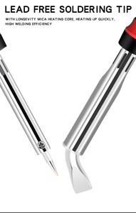Fers à <span class=keywords><strong>souder</strong></span> électriques haute puissance <span class=keywords><strong>30W</strong></span>-300W avec chauffage externe Outils industriels portables Gamme 40W-150W - Product Image 3