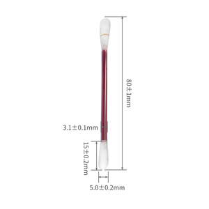Individual Package Cosmetic Makeup Cleaning Liquid Filled 50% Olive <span class=keywords><strong>Oil</strong></span> Cotton Swabs - Product Image 2