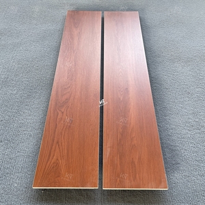 Azulejos de Cerámica para Piso con Aspecto de <span class=keywords><strong>Madera</strong></span>, Color Rojo Oscuro Marrón, Modernos y Económicos, para Sala de Estar, Venta al por Mayor - Product Image 4