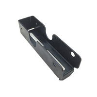Fabrication de tôles en Chine, découpe laser CNC personnalisée + pliage, échantillons, sablage, revêtement en poudre noir mat