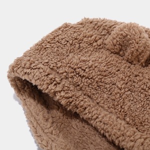Cache-cou, <span class=keywords><strong>bonnet</strong></span>, écharpe et gants 3 en 1 en fausse fourrure polaire d'hiver, motif ours mignon, pour voyage, unisexe, adulte, prix abordable - Product Image 5