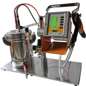 Hot sale Laboratory electrostatic metal powder spray cup gun and controller