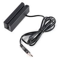Lector de Tarjetas de Banda Magnética USB MSR100 para Tarjetas de Crédito, Débito, Control de Acceso, Licencia de Conducir de Tailandia, Sistema POS
