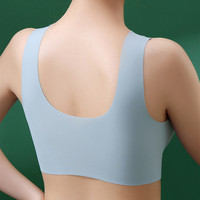 Nouvel Arrivage – Soutien-gorge Invisible Lisse à Col en V avec Logo Personnalisé et Bordure en Maille, Idéal pour Cadeau d'Anniversaire ou de Fête