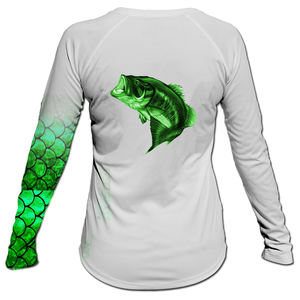 Capullo de profesional de impresión de sublimación de señoras de manga larga t camisa Mahi obra de arte - Product Image 6