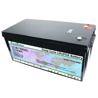 Batterie LiFePO4 12,8V 400Ah haute capacité avec une durée de vie longue, plus de 6000 cycles, adaptée aux systèmes d'alimentation électrique