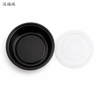 Boîte à lunch jetable transparente en PP de qualité alimentaire, compatible micro-ondes, avec couvercle, personnalisable pour le stockage du sucre