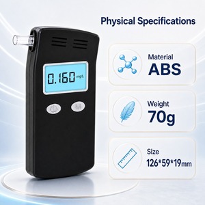 <span class=keywords><strong>Nouveau</strong></span> modèle 2026 – Éthylotest numérique personnel pour la sécurité routière avec capteur semi-conducteur – Détecteur d'<span class=keywords><strong>alcool</strong></span> portable - Product Image 6