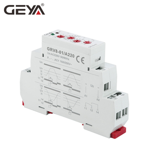 Relé de Protección de Sobretensión y Subtensión Monofásico GEYA Din Rail GRV8-01 10A DC12V 24V 48V 110V 240V - Product Image 4