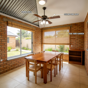 Conception professionnelle de plans d'architecture de bâtiments sud-africains pour maison à 3 chambres avec murs en briques et garage - Product Image 3