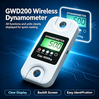 Dynamomètre sans fil GWD200 pour grue, capacité 1-200t, affichage à distance 433MHz, cellule de pesage avec manilles G-2130