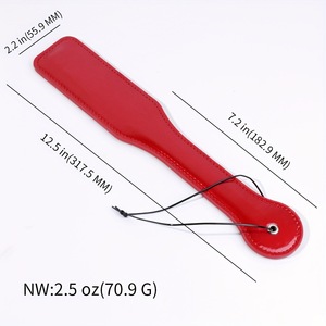 <span class=keywords><strong>Frusta</strong></span> in Pelle PU Lucida per Addestramento BDSM, Paddle per Adulti, Giocattolo Sessuale per Giochi <span class=keywords><strong>di</strong></span> Ruolo SM e Punizioni - Product Image 2
