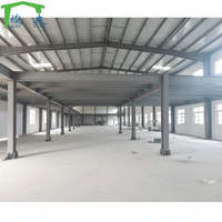 Structure en acier industrielle à 2 étages pour entrepôt, mezzanine, bâtiment préfabriqué, hangar, atelier de stockage, bureau, centre commercial, profilés laminés à chaud