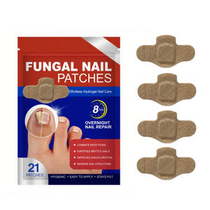 Traitement fongique des ongles de marque privée 60 patchs Autocollants de correction en hydrogel Patchs antifongiques à action rapide pour les ongles - Product Image 1