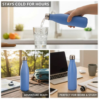 Botella de Agua de Acero Inoxidable Ecológica 304 con Aislamiento al Vacío de Doble Pared, Personalizada con Impresión, para Camping y Senderismo