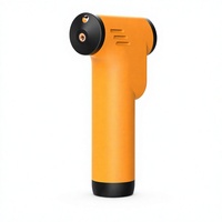 Mini-compresseur d'air portable pour voiture et usage domestique, orange et noir