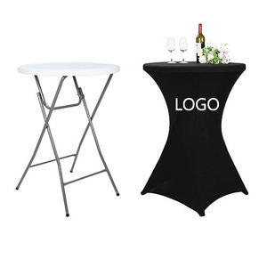 ผ้าคลุมโต๊ะค็อกเทลทรงสูงแบบสแปนเด็กซ์สำหรับงานแต่งงาน - Product Image 3