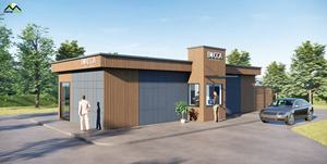 Structure de restaurant en acier léger moderne - Conception économique, construction rapide - Product Image 3