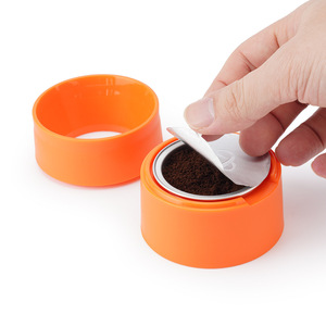 <span class=keywords><strong>Capsule</strong></span> de café rechargeable compatible <span class=keywords><strong>VertuoLine</strong></span>, porte-filtre réutilisable en acier inoxydable, pour expresso moulu sur mesure - Product Image 1