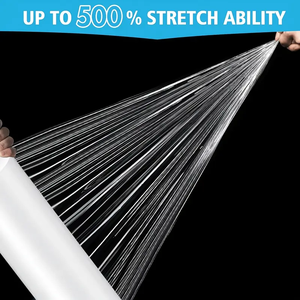 LLDPE rõ ràng bao bì phim mờ bọc nhựa strech phim Hậu cần gói Stretch thu nhỏ phim ảnh cuộn cho gói - Product Image 2