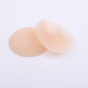 Pastilhas de peito de silicone ultra-finas adesivos invisíveis laváveis reutilizáveis foscos sólidos capas de mamilo 8 cm disponíveis - Product Image 3