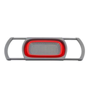 Égouttoir pliable <span class=keywords><strong>pour</strong></span> évier, outil de cuisine manuel, passoire en PP avec poignées extensibles - Product Image 4