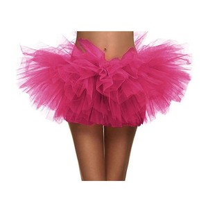 Mini-jupe fantaisie pour femme, jupe tutu en tulle à 5 couches, robe de soirée, robe de <span class=keywords><strong>danse</strong></span>, tenue de club, jupe tutu de carnaval, jupe tutu de fée - Product Image 2