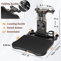 Plateau de siège arrière de voiture pliable en ABS avec porte-gobelet pour l'étude, le travail et le divertissement – Prix de gros, ODM, stable