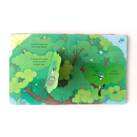 Usine Direct Lift The Flap Books Livre d'illumination anglais pour enfants Impression de livres d'histoire pour les enfants