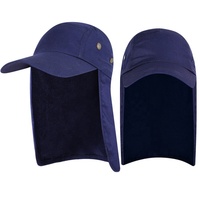 Unisex al aire libre protección UV senderismo pesca sombreros ajustable de secado rápido gorra de béisbol de los hombres transpirables sombreros de cubo con solapa para el cuello