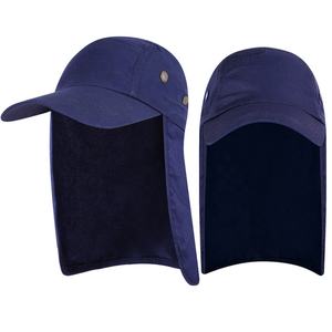 Unisex al aire libre protección UV senderismo pesca sombreros ajustable de secado rápido gorra de béisbol de los hombres transpirables sombreros de cubo con solapa para el cuello - Product Image 4