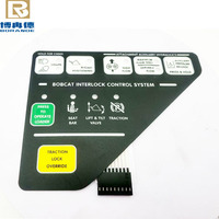 Panneau de boutons du tableau de bord gauche 6675982 adapté aux pièces du moteur S130