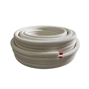 Kit de conduites de réfrigérant de haute qualité 1/4 3/8 en cuivre isolé pour connexion de <span class=keywords><strong>climatiseur</strong></span> <span class=keywords><strong>split</strong></span> avec raccords à sertir en laiton - Product Image 4
