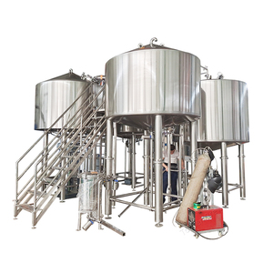 Sistema di Produzione Birra Artigianale Automatico in Acciaio Inox da 2000L 1000L 500L per Microbirrifici e Impianti di Produzione Casalinga - Product Image 1