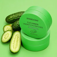 Marque privée Refroidissement Apaisant Sous Les Yeux Patchs Enlever Les Poches Cernes Ridules Concombre Detox Hydra Gel Coussinets Pour Les Yeux