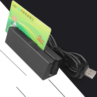 Lecteur de cartes à bande magnétique tout-en-un, lecteur de cartes magnétiques 1/2/3 pistes, lecteur RFID/IC/PSAM