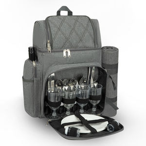 Sac à dos isotherme pour pique-nique et barbecue en plein air, personnalisé, BSCI, vente chaude, imperméable, pour 4 personnes avec <span class=keywords><strong>couverture</strong></span> de pique-nique - Product Image 1