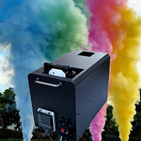 Machine à fumée colorée pour événements de révélation du sexe (garçon ou fille), spectacles, concerts, scènes, fêtes, avec liquide de fumée coloré