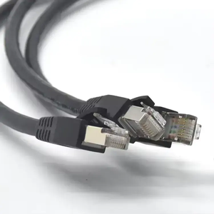 M12 X Code 8 Pin Ethernet Connector <b>Cable</b> to <b>RJ45</b> Plug IP67 Waterproof Industrial Network Connector - Product Image 5