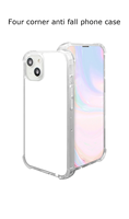 Coques de téléphone en TPU antichoc pour sublimation en gros pour 16/15 Pro, conception DIY, blancs pour sublimation 2D